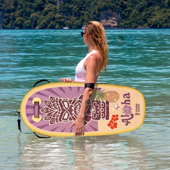 Aufblasbares Paddleboard-Bodyboard für Kinder - Gelbes Totem - Österreich