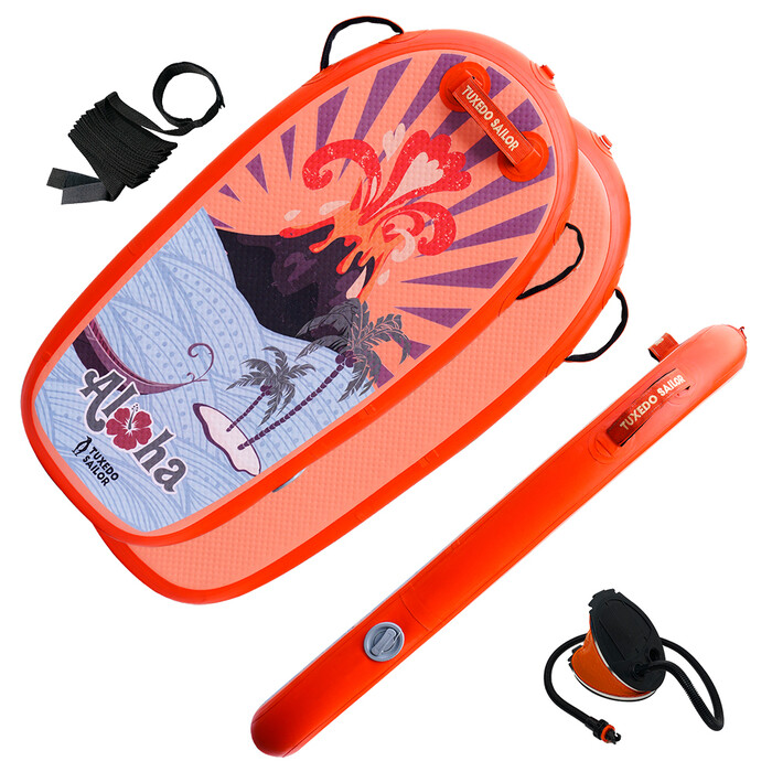 Aufblasbares Paddleboard-Bodyboard für Kinder - Orange Farben - Österreich