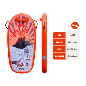 Aufblasbares Paddleboard-Bodyboard für Kinder - Orange Farben - Österreich