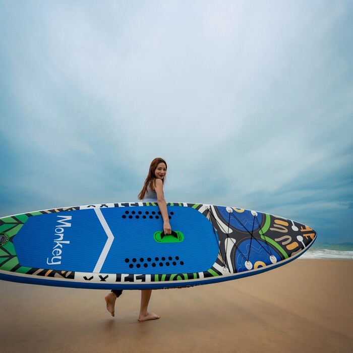 Aufblasbares Surf-Paddleboard 11'6" - Affe Blau - Österreich