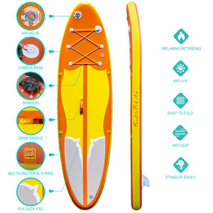 Aufblasbares Surf-Paddleboard 11' - Orange Farben - Österreich