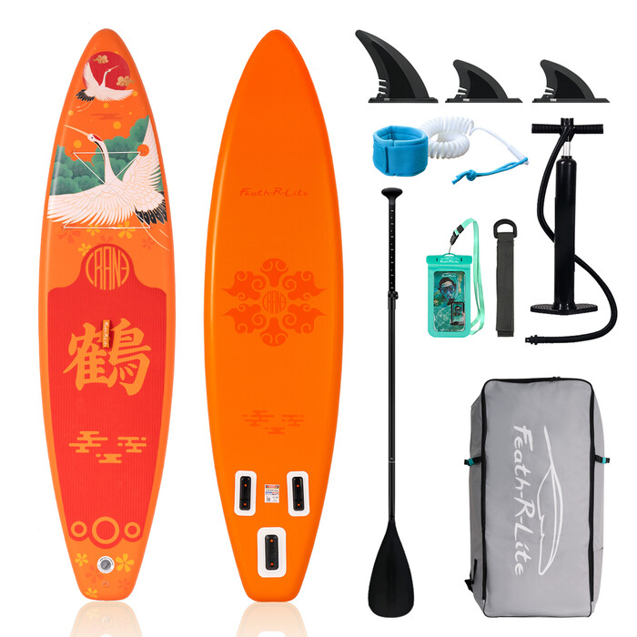 Aufblasbares Surf-Paddleboard 11' - Orange Farben Crane - Österreich