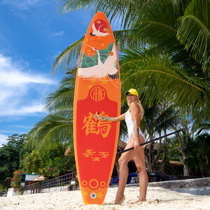 Aufblasbares Surf-Paddleboard 11' - Orange Farben Crane - Österreich